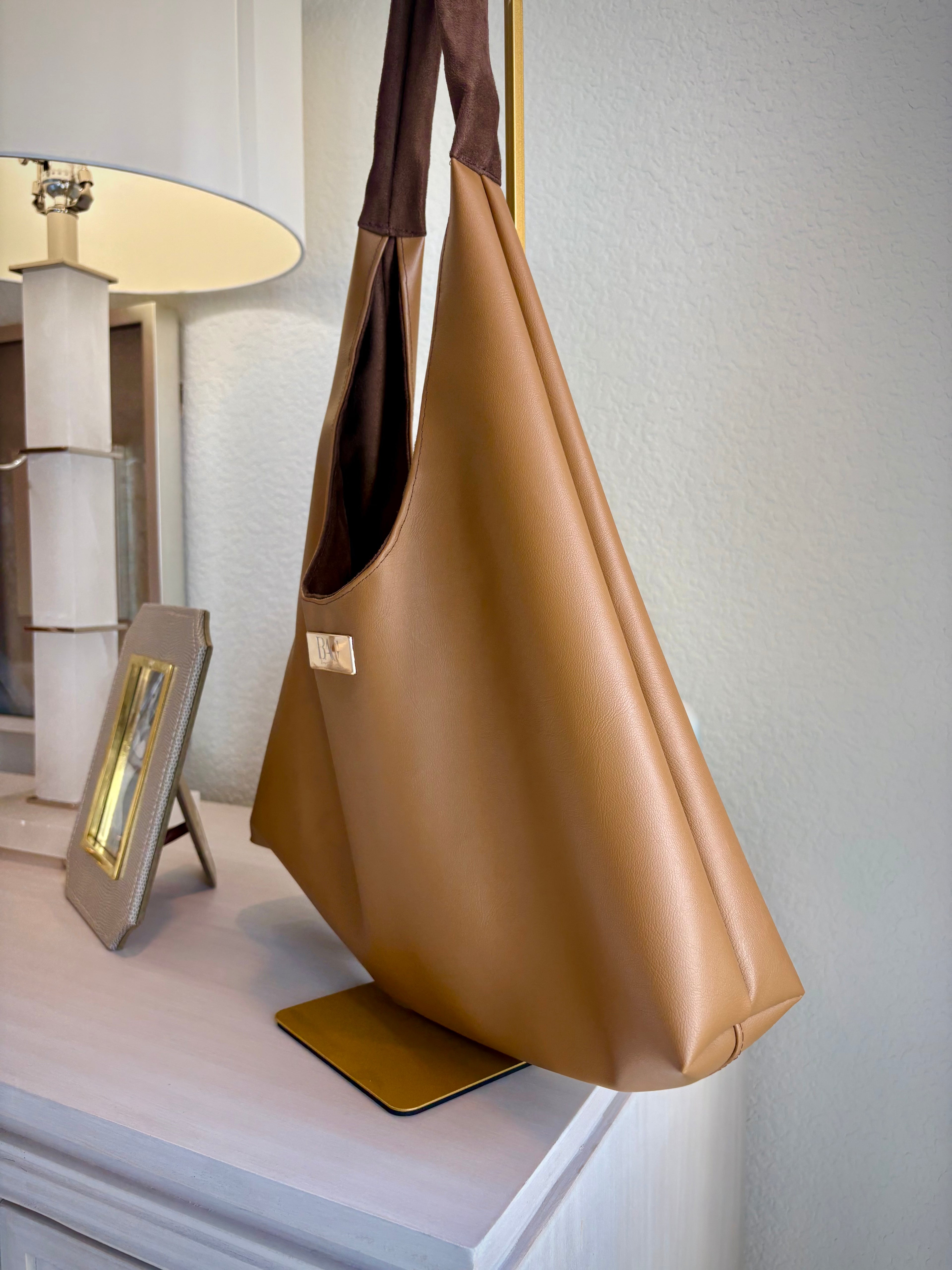 Mia Hobo Bag in Tan
