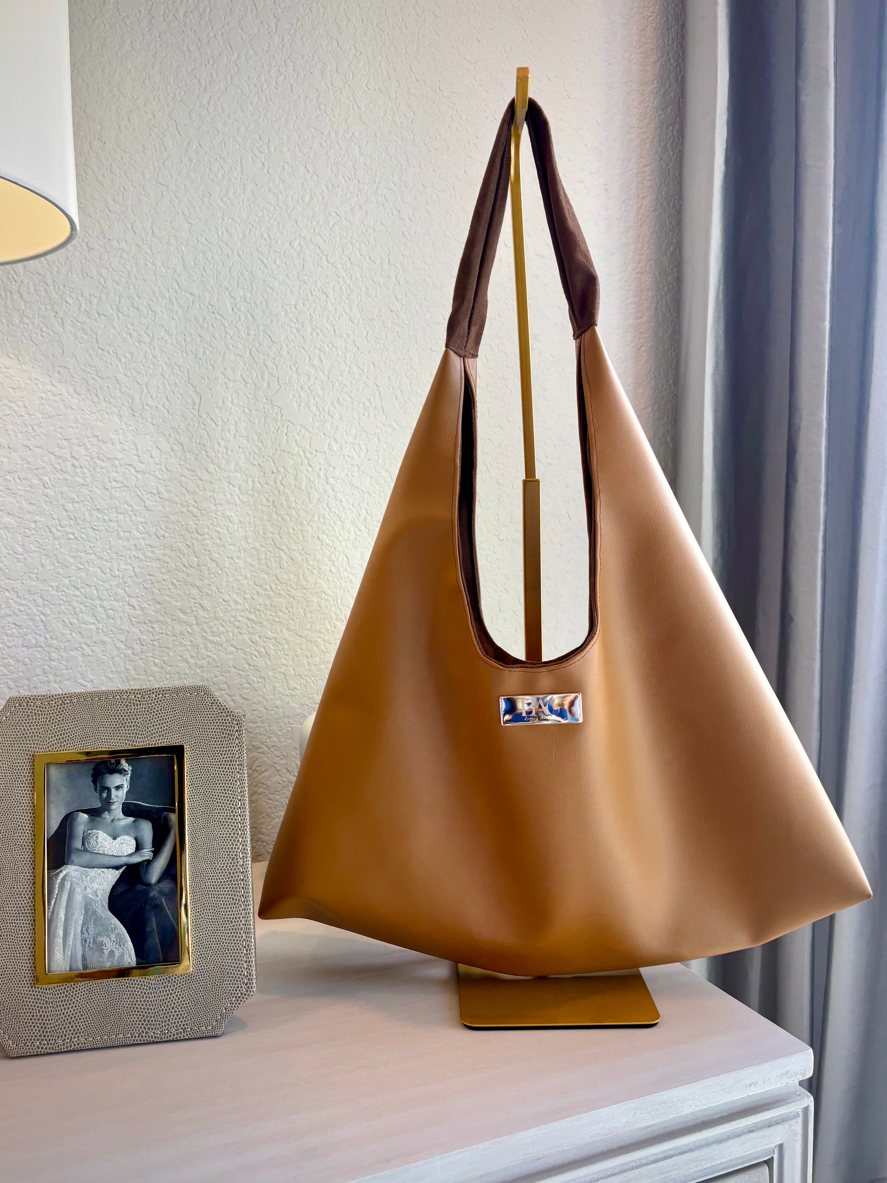 Mia Hobo Bag in Tan