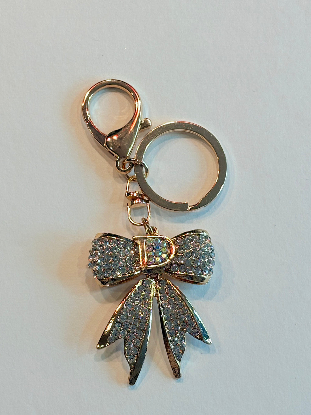 Letter D Bow Charm