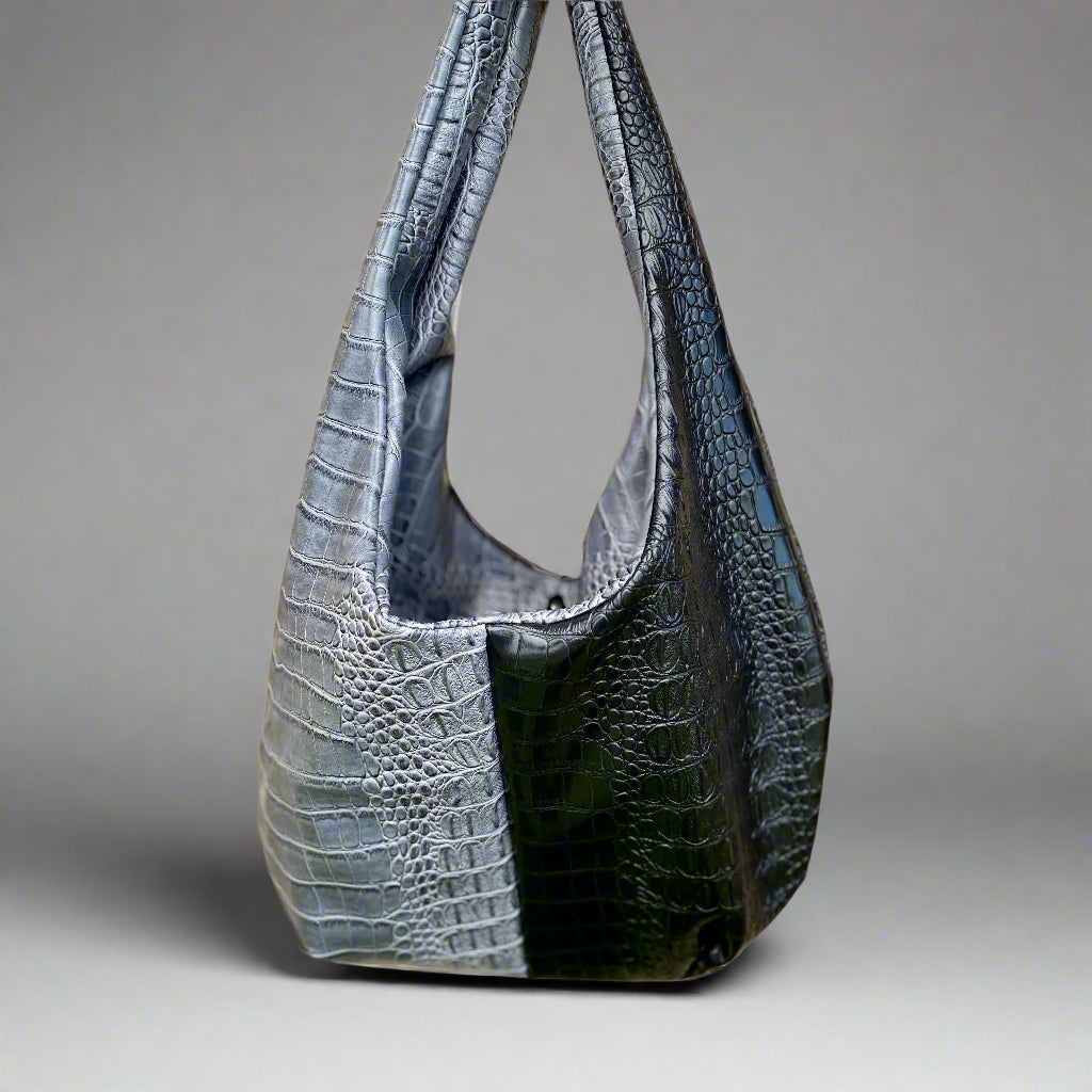 Black & Grey Two Tone Hobo Mini