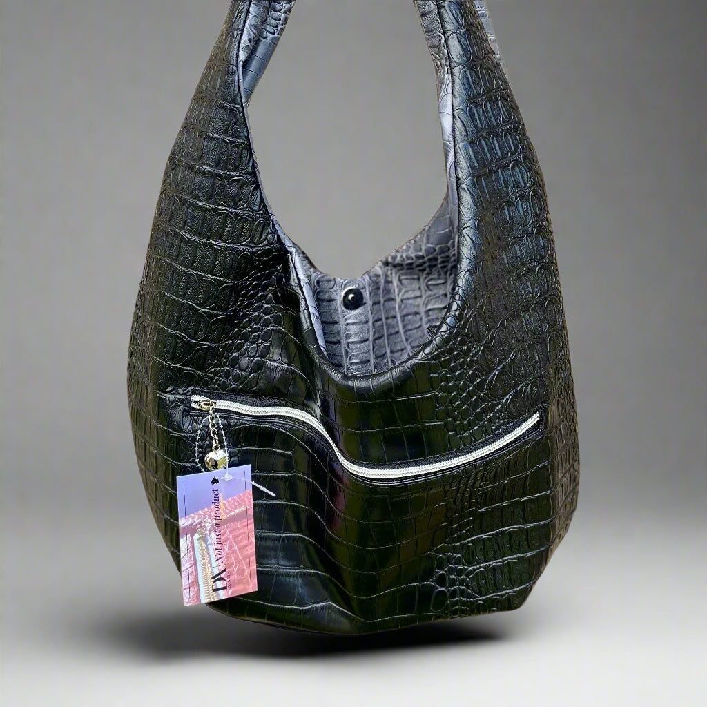 Black & Grey Two Tone Hobo Mini