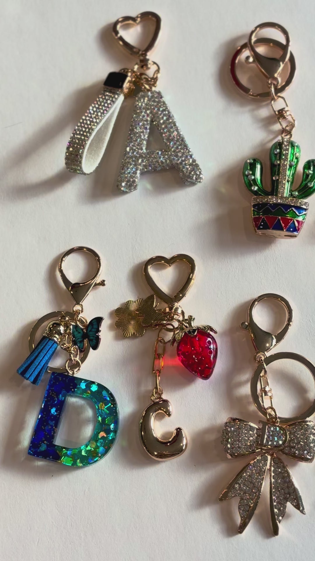 Letter D Bow Charm